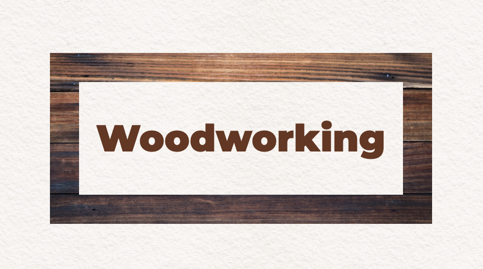 The same box, but now the photo of wood makes up the border. The text is now readable, seen on the original background color.